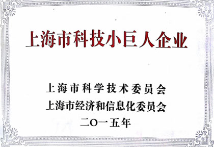 BBIN游戏获“上海市科技小巨人企业”声誉称呼