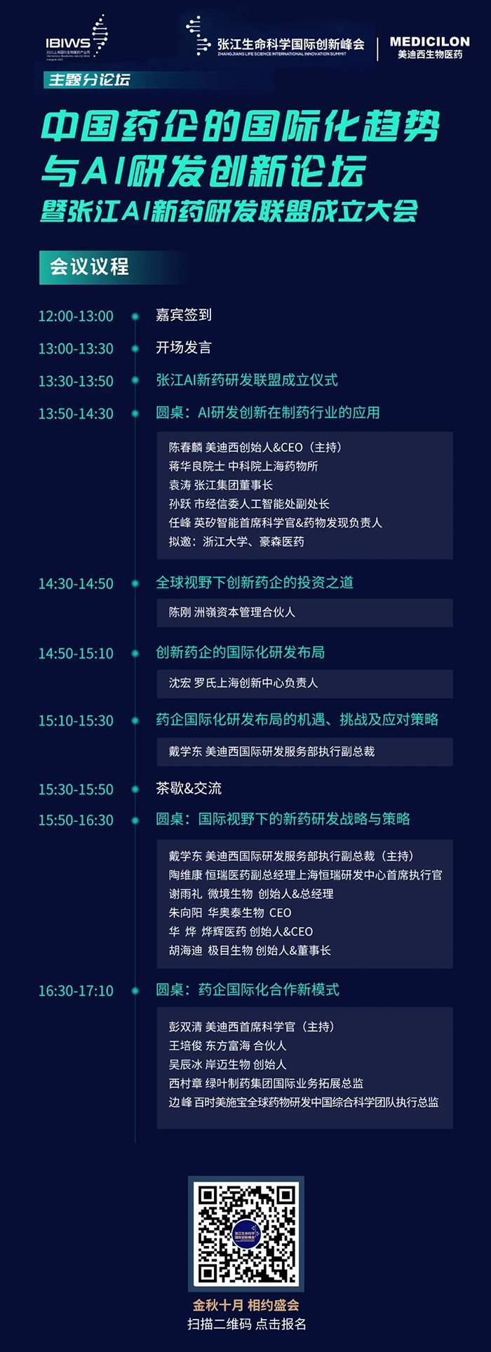 中国药企的国际化趋势与AI研发立异论坛暨张江AI新药研发同盟建设大会