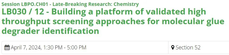 AACR2024聚会上分子胶相关的Poster.jpg